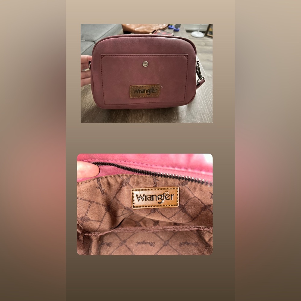 Wrangler Mauve Crossbody Bag